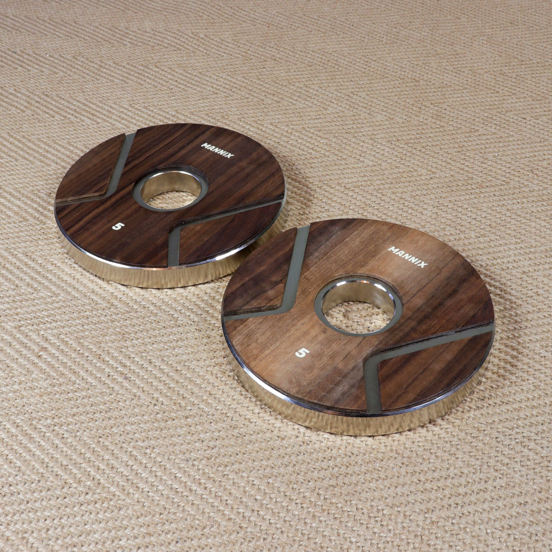 Mannix Sports 4 ft Straight Bar Walnut Weight Plate Set Combinations - Mannix Sports