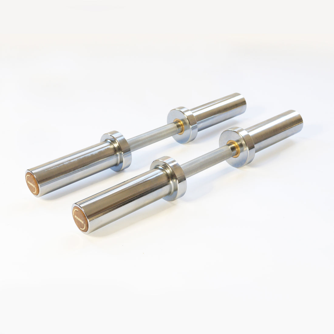 Bicep Curl Short Bar Walnut Weight Plate & Bar Set - 20kg to 50kg - Mannix Sports