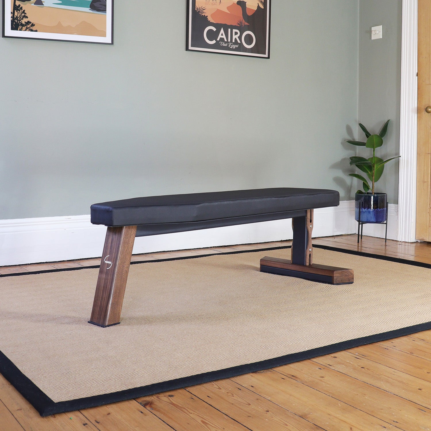 Wood shop gym bench